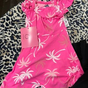 Girls Tropical Knit Dress nwt
